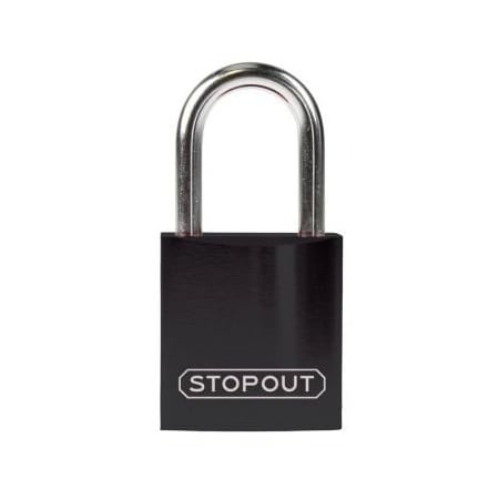 Accuform STOPOUT COMPACT ANODIZED KDL434BK KDL434BK